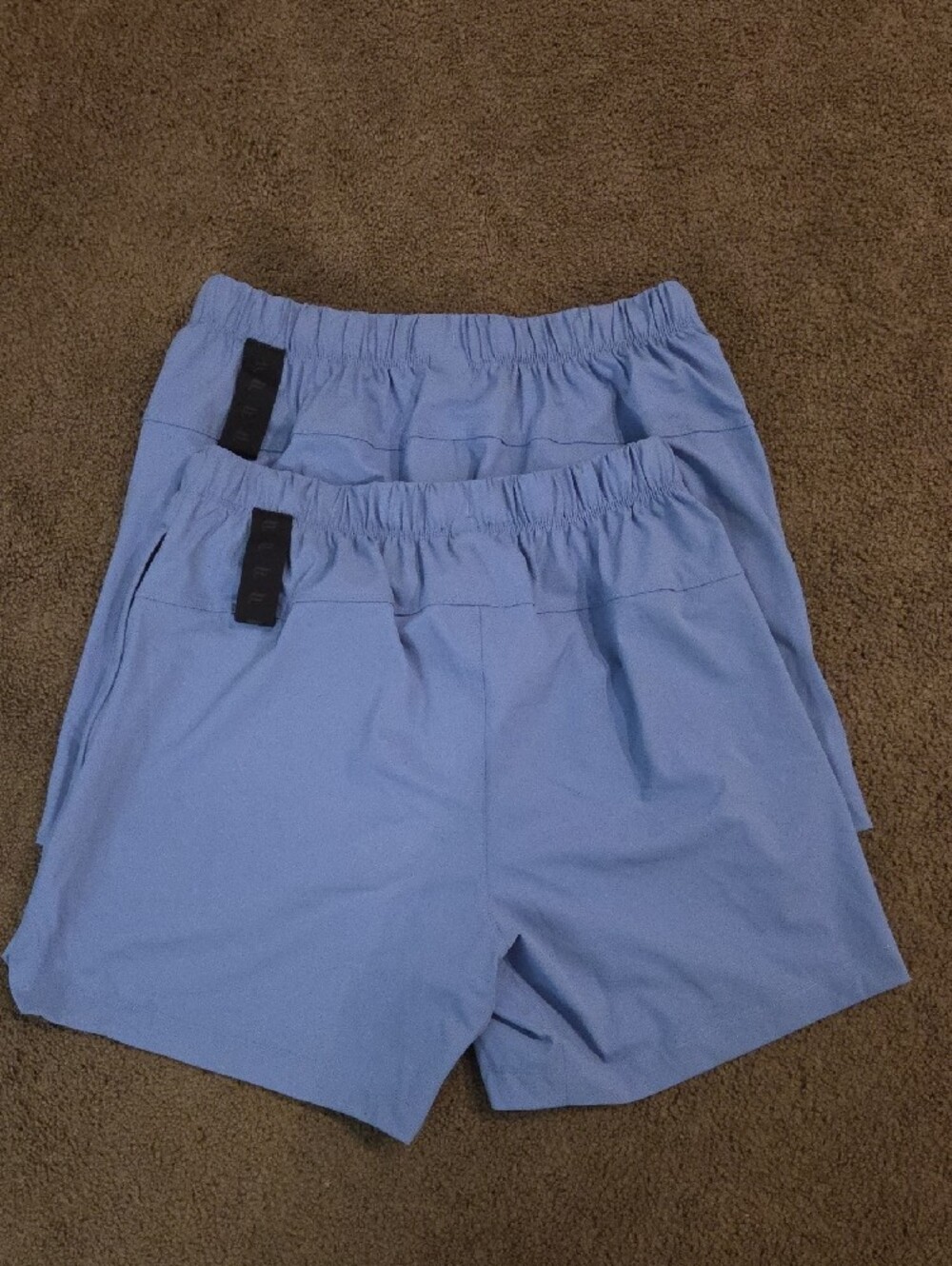 Fabletics Blue Men's The One Shorts, 5 Inch, Unlined - 2 Pair - Picture 2 of 2